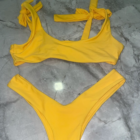 Other - Yellow/Golden high waisted bikini